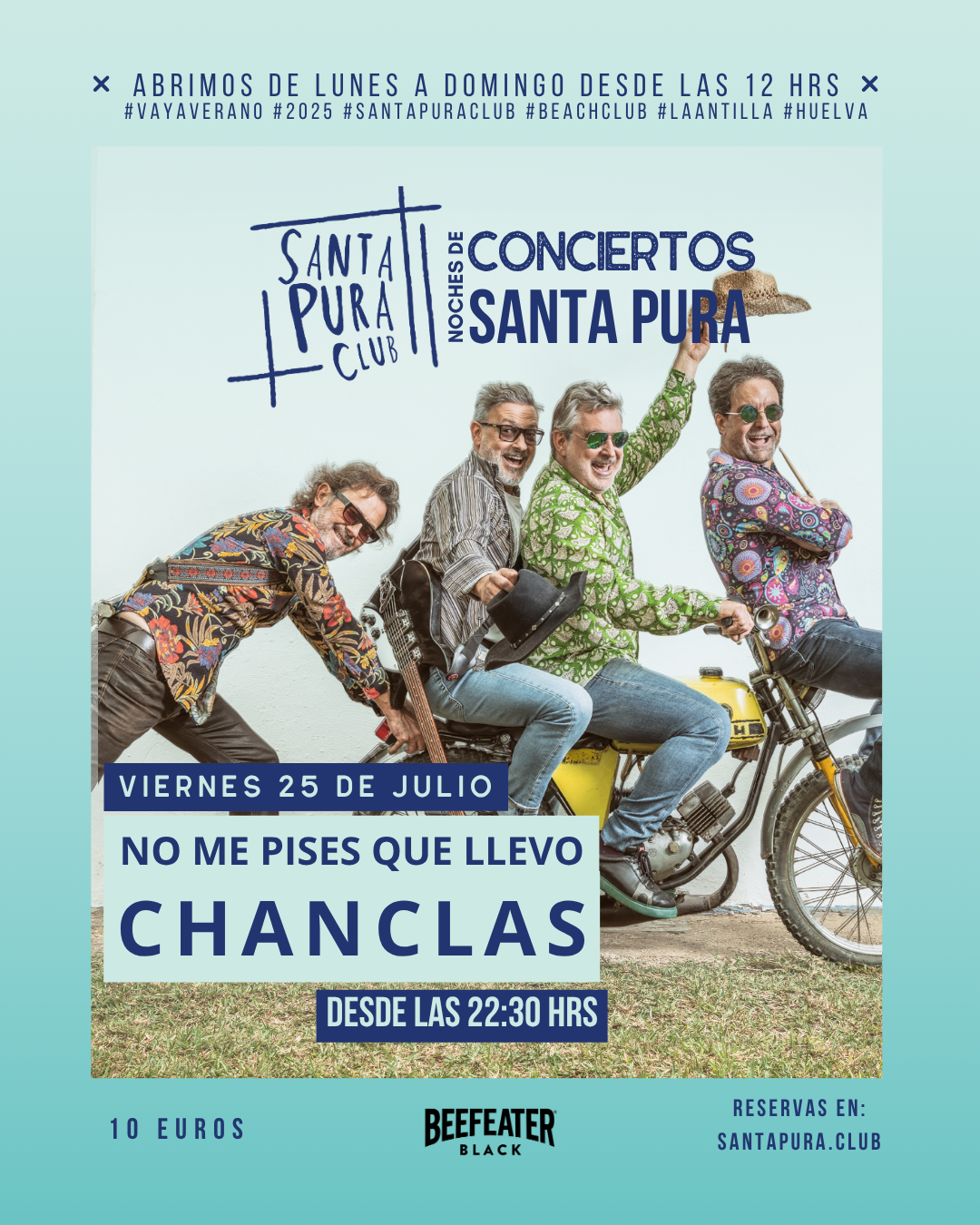 No me pises que llevo chanclas